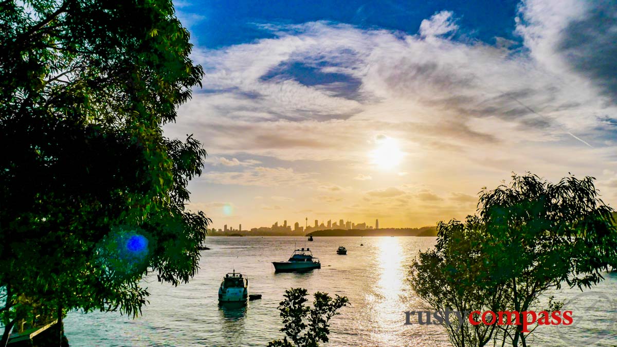 Camp Cove sunset over Sydney